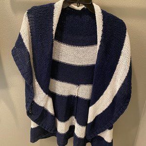 Cabi Striped Skipper Circle Sweater